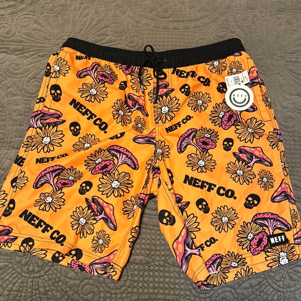 NEFF Board Shorts. Size Medium - Picture 2 of 8
